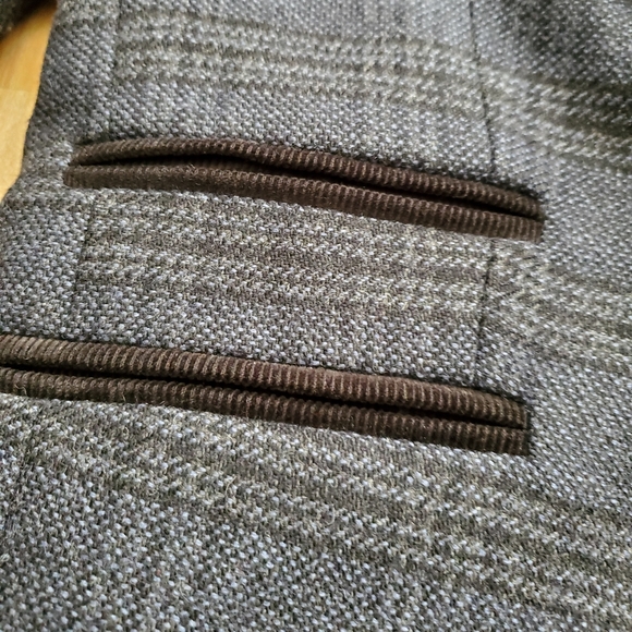 Veronica Beard Gia Peak Plaid Wool Jacket Blazer - Picture 3 of 10